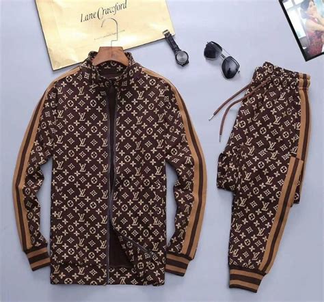 lv monogram tracksuit|louis vuitton tracksuit price.